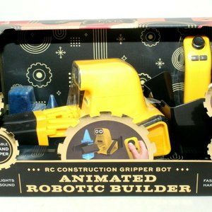 FAO SCHWARZ animated robotic builder Construction gripper bot RemoteContrl NEW …